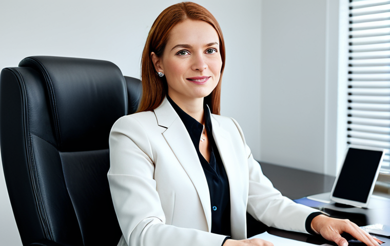 **
"A professional businesswoman in a modest business suit, sitting at a desk in a modern office, fully clothed, appropriate attire, safe for work, perfect anatomy, natural proportions, professional photography, high quality, bright lighting, focus on the subject, clear details, family-friendly."
**