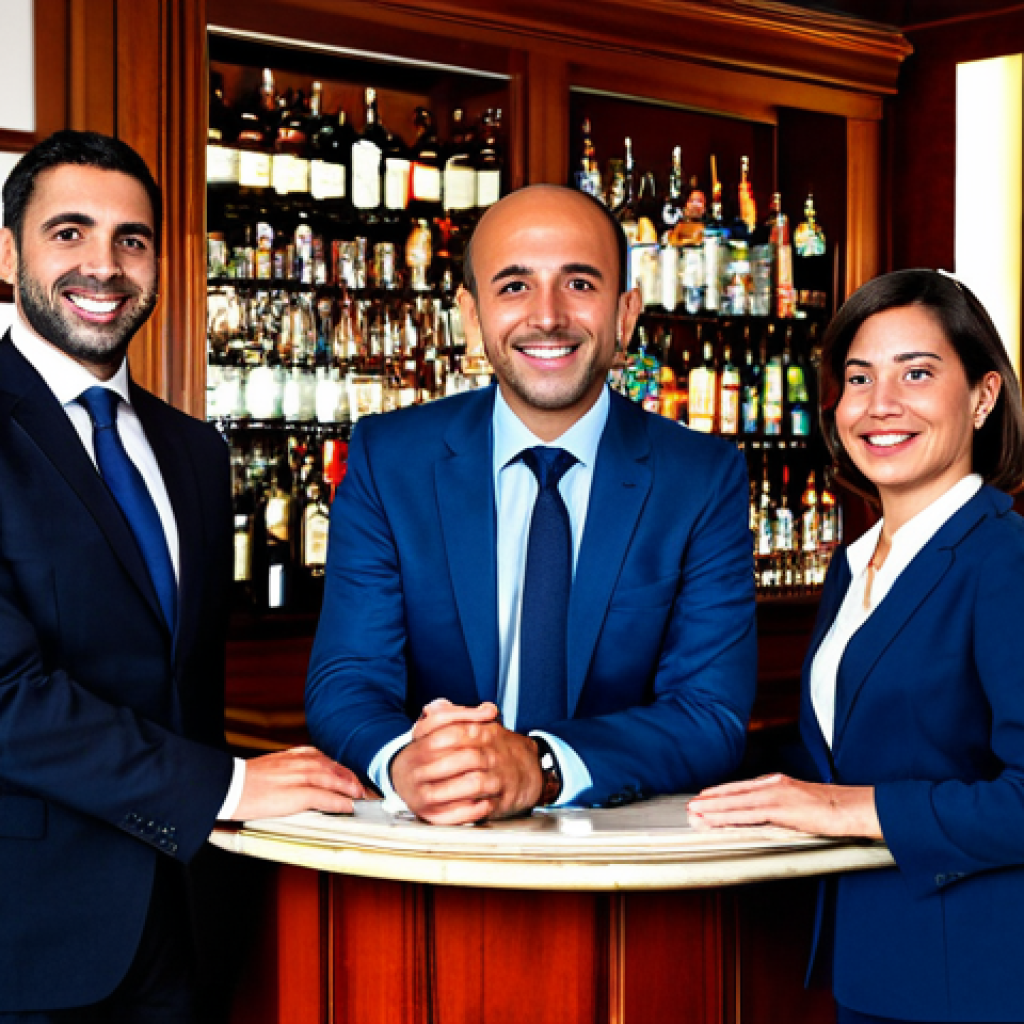 무역영어 시험 준비 과정에서 추천 도구 활용 - Professional Networking in Madrid**
"A diverse group of professionals in business attire, fully clo...