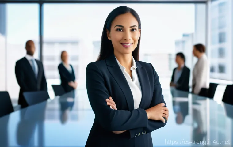 무역영어 시험의 난이도 분석 - **Prompt:** A dynamic, diverse team of business professionals (men and women, all fully clothed in m...