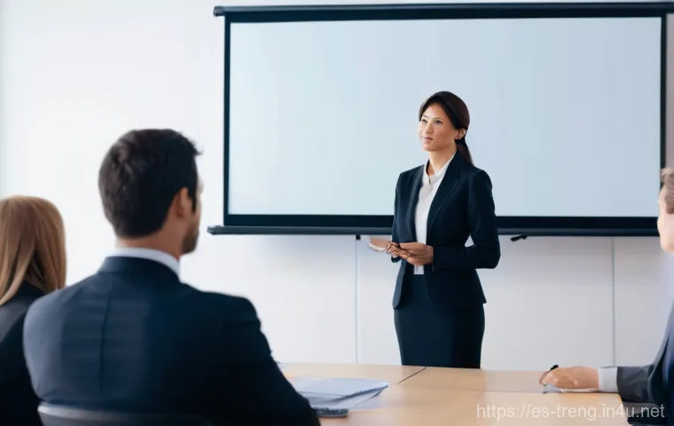 무역영어 시험 대비를 위한 문제 분석 사례 - **Prompt: Strategic Business Analysis Session**
    "A diverse team of four young professionals (two...