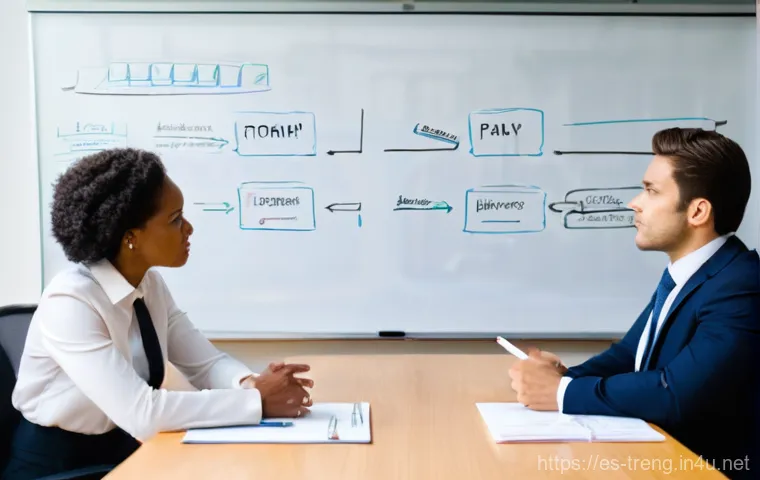 무역영어 시험에서 실패를 줄이는 방법 - **Prompt:** A focused individual, wearing comfortable yet chic business casual attire, is seated in ...