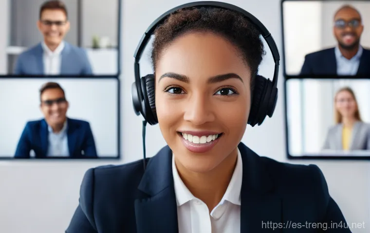 무역영어 독학으로 합격한 사례 - **Focused Business English Study Session:** A determined individual in their early 30s, of diverse e...