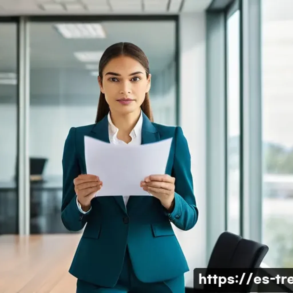 무역영어 학습에 대한 심리적 준비 - **Prompt 1: Overcoming Business Presentation Jitters**
"A confident young professional woman, dr...