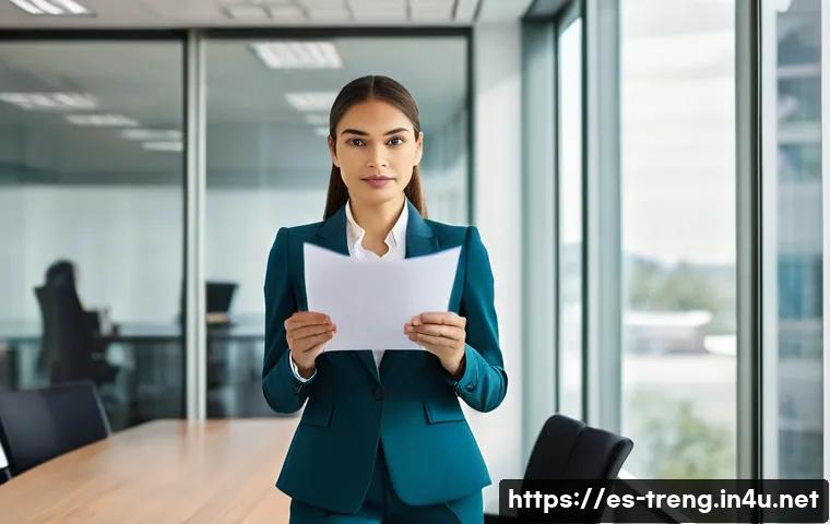 무역영어 학습에 대한 심리적 준비 - **Prompt 1: Overcoming Business Presentation Jitters**
"A confident young professional woman, dr...