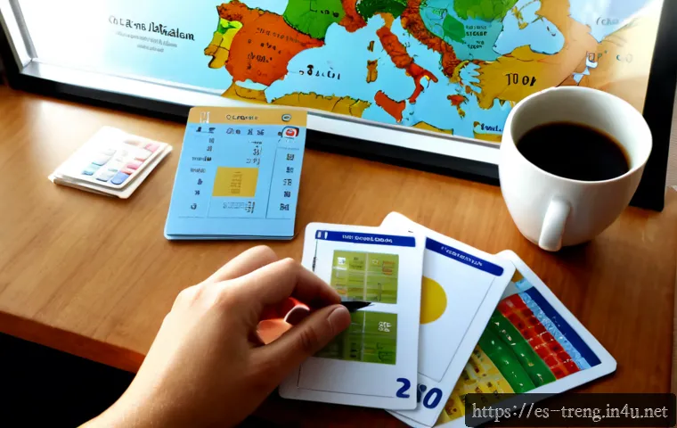무역영어 필기시험의 고득점 전략 - Photorealistic high-achieving international trade exam study scene for a Spanish-speaking learner, f...